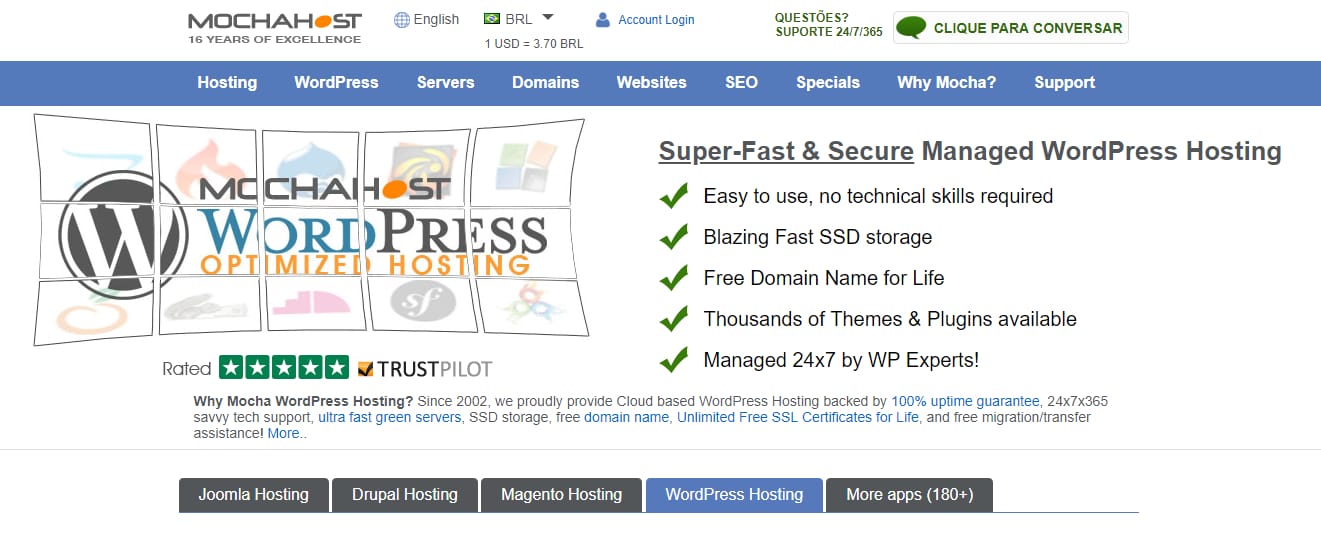 Mochahost wordpress