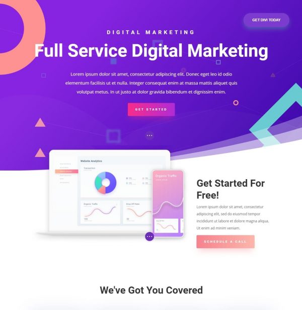 Divi WordPress Template