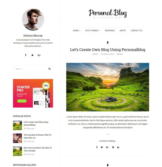 Personal Blog